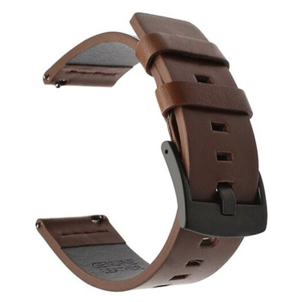 Genuine Leather Watch Band Strap For Xiaomi Huami Amazfit Stratos 2 Pace Brown Watch Bands