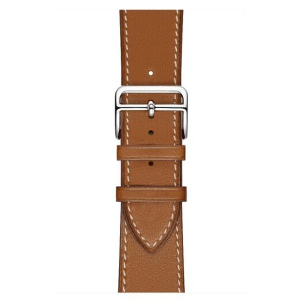 Genuine Leather Watch Band Wrist Strap For Iwatch Series 4 / 3 2 1 42Mm 44Mm Brown