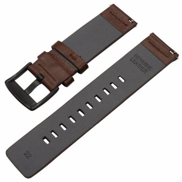 Genuine Leather Watch Band Wrist Strap For Xiaomi Huami Amazfit Bip Youth Brown Watch Bands
