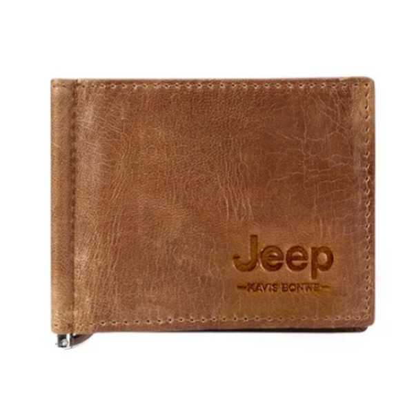 Genuine Leather Men Money Clip Card Wallet Slim Bifold Cash Clamp Thin Purse Wallets