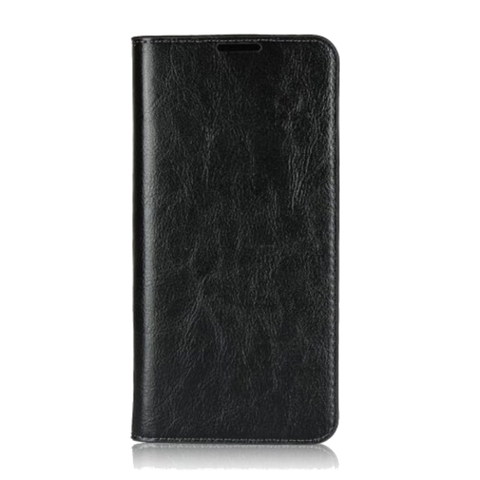 Genuine Leather Wallet Flip Case For Xiaomi Mix 3 Black