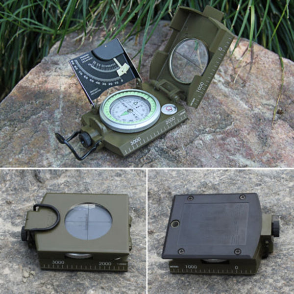Geology Compass For Professional Military Army Sighting Luminous Outdoor Hiking Camping