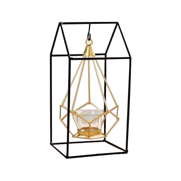 Geometric Candle Holder Lantern Modern Decor Candle Holders & Accessories
