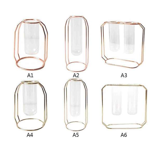 Geometric Floating Vase Nordic Decor Hydroponic Vases