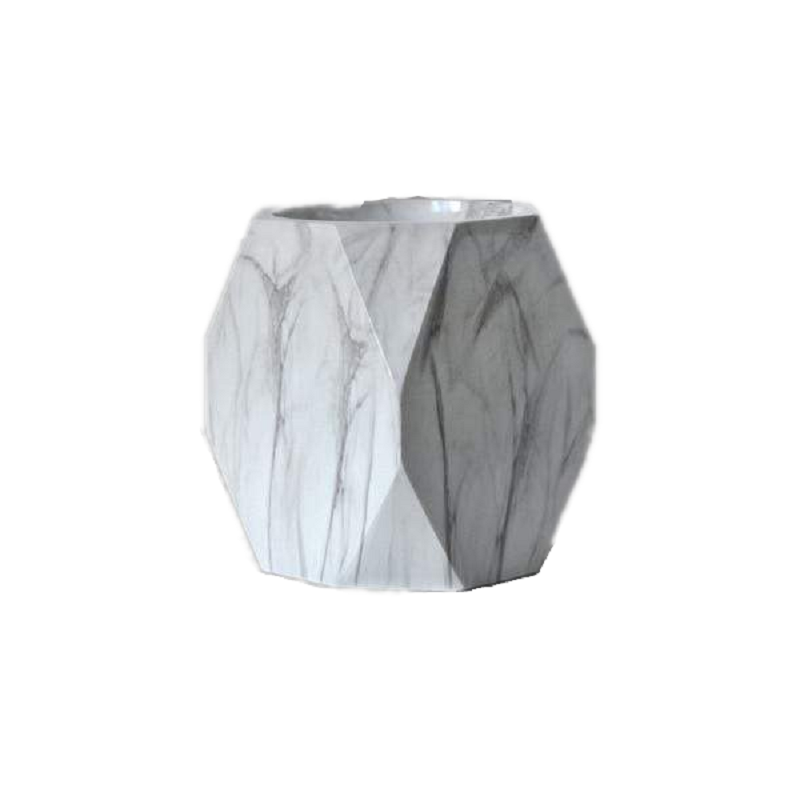 Marble Design Geometric Pot Pen Holder Desk Organiser Storage Boxes