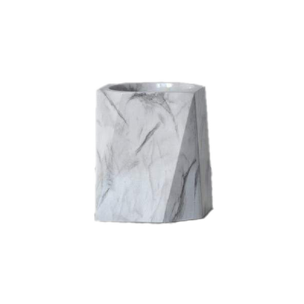 Marble Design Geometric Pot Pen Holder Desk Organiser Storage Boxes