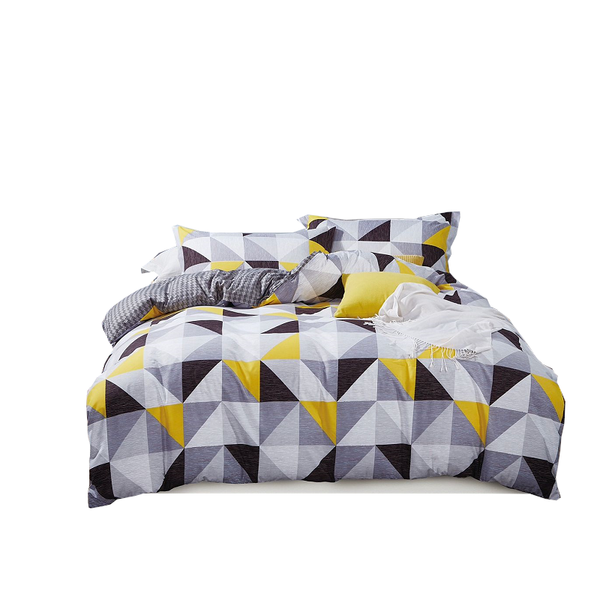 Fabric Fantastic Geometric Duvet Quilt Cover Set Quilt Covers
