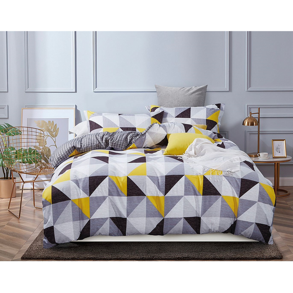 Fabric Fantastic Geometric Duvet Quilt Cover Set Quilt Covers