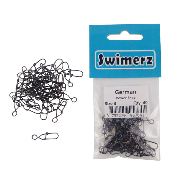 Swimerz German Power Snap Size 3 40 Pack Other Terminal Tackle
