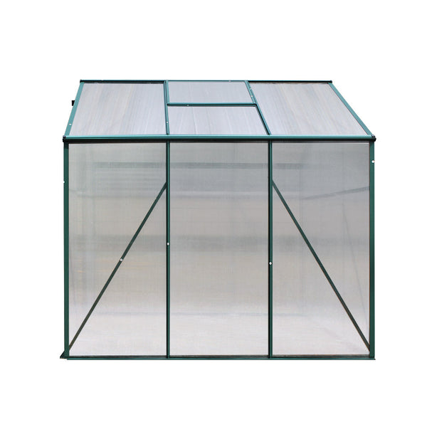 Greenfingers Greenhouse Aluminum House Garden Shed Polycarbonate 1.9X1.9M Greenhouses