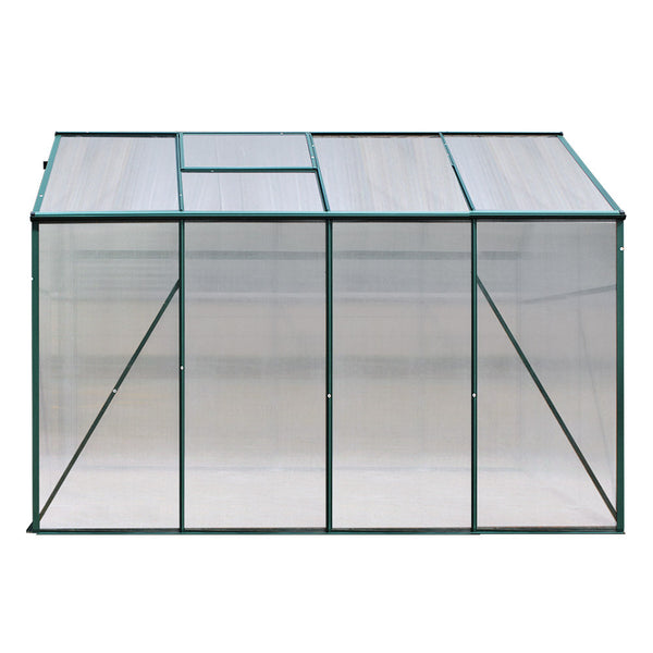 Greenfingers Aluminum Greenhouse House Garden Shed Polycarbonate 2.52X1.9M Greenhouses