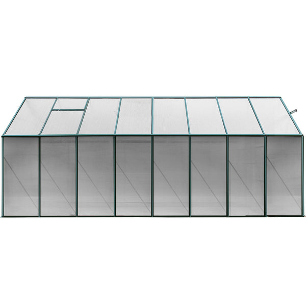 Greenfingers Aluminium Greenhouse Polycarbonate House Garden Shed 5.1X2.44M
