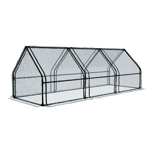 Greenfingers Greenhouse 2.7X0.9X0.9M Mini House Raised Garden Bed Planter Box Greenhouses