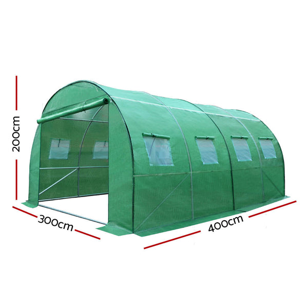 Greenfingers Greenhouse 4X3x2m Garden Shed House Polycarbonate Storage Greenhouses