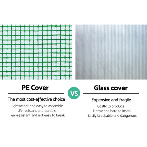 Greenfingers Greenhouse 4X3x2m Garden Shed House Polycarbonate Storage Greenhouses