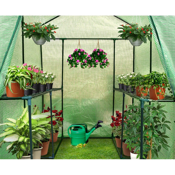 Greenfingers Greenhouse Garden Shed House 1.9X1.2M Storage Plant Lawn Kids Ride On Toys