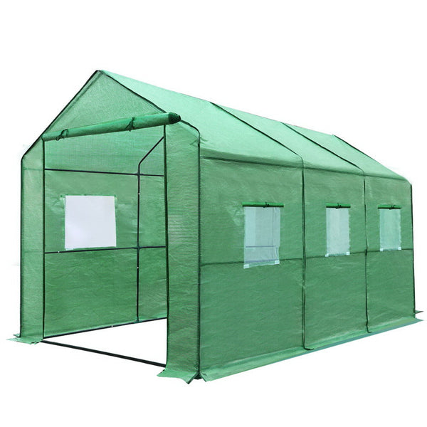 Greenfingers Greenhouse Garden Shed House 3.5X2x2m Storage Lawn Greenhouses