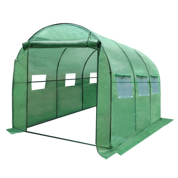 Greenfingers Greenhouse Garden Shed House 3X2x2m Storage Lawn Greenhouses