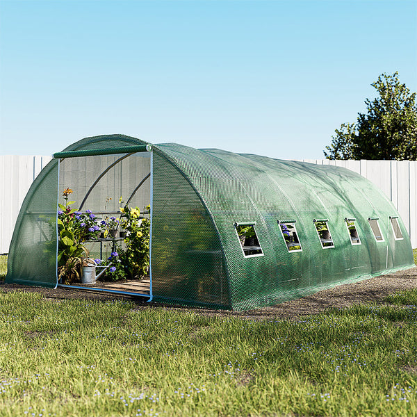 Greenfingers Greenhouse 6X4x2m Walk In House Tunnel Plant Garden Shed Dome