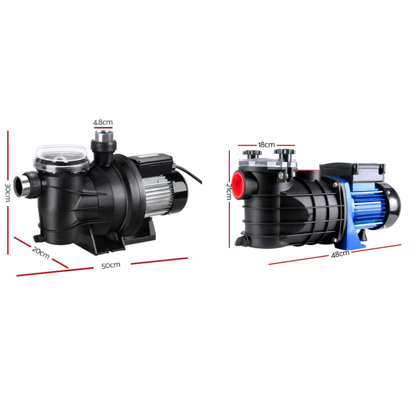 Giantz Pool Pump Swimming Water 1200W Max. 1.6Hp Electric Circulation Spa Filter Pool Pumps