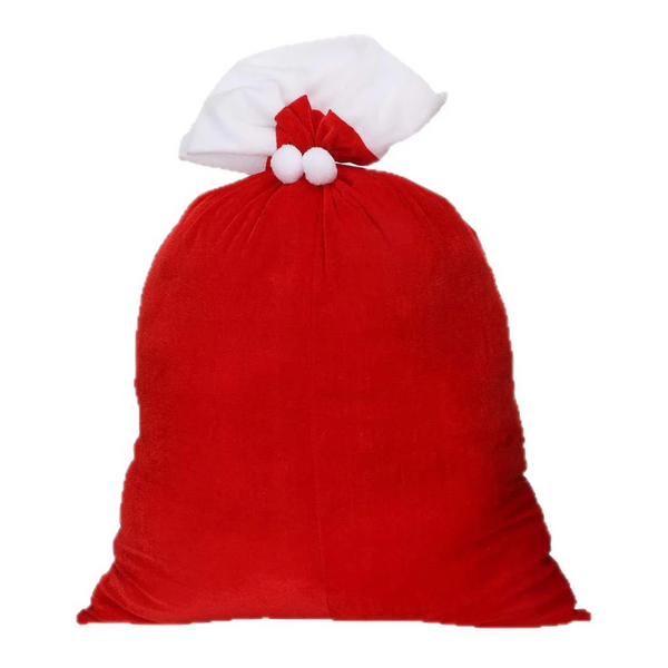 Santa Claus Extra Large Red Christmas Wrapping For Storing Holiday Gifts Sweets And Surprises Gift Bags