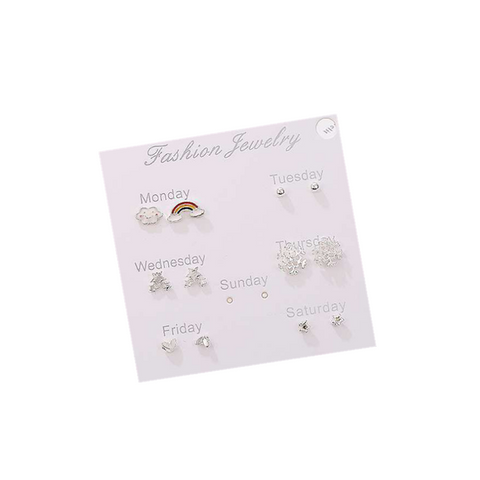 Girls'earrings Simple And Lovely Earrings Suit Personality Student 1