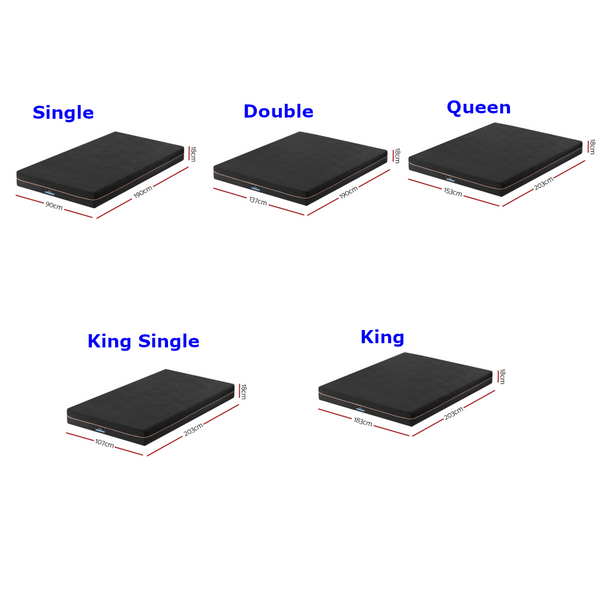 Giselle 18Cm Memory Foam Mattress Green Tea Foam Cool Gel Foam Double Mattresses