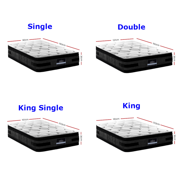 Giselle Bedding 36Cm Mattress Cool Gel Memory Foam Double Mattresses