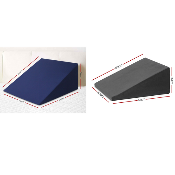 Giselle Wedge Pillow Blue Pillows