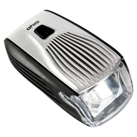 Night Cycling Bicycle Riding Bike Front Light Silver