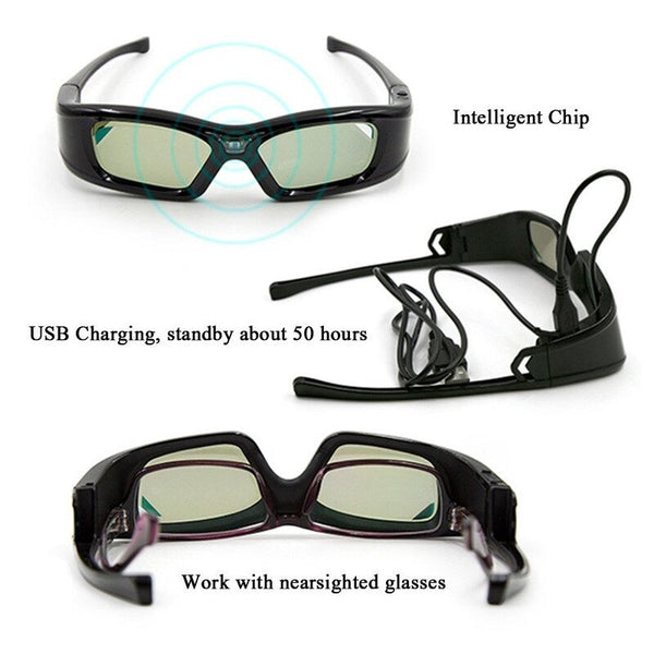 Gl410 3D Glasses For Projector Full Hd Active Dlp Link 3D Tv Glasses & Accessories