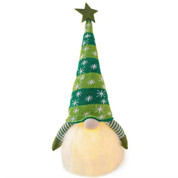 Dolls Glowing Plush Dwarf Cute Funny Faceless Christmas Ornaments With Light Seasonal Decorations