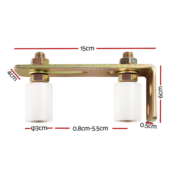 Lockmaster Roller Guide Gate Opener Track Stopper Sliding Hardware Accessories Kit Gate Openers