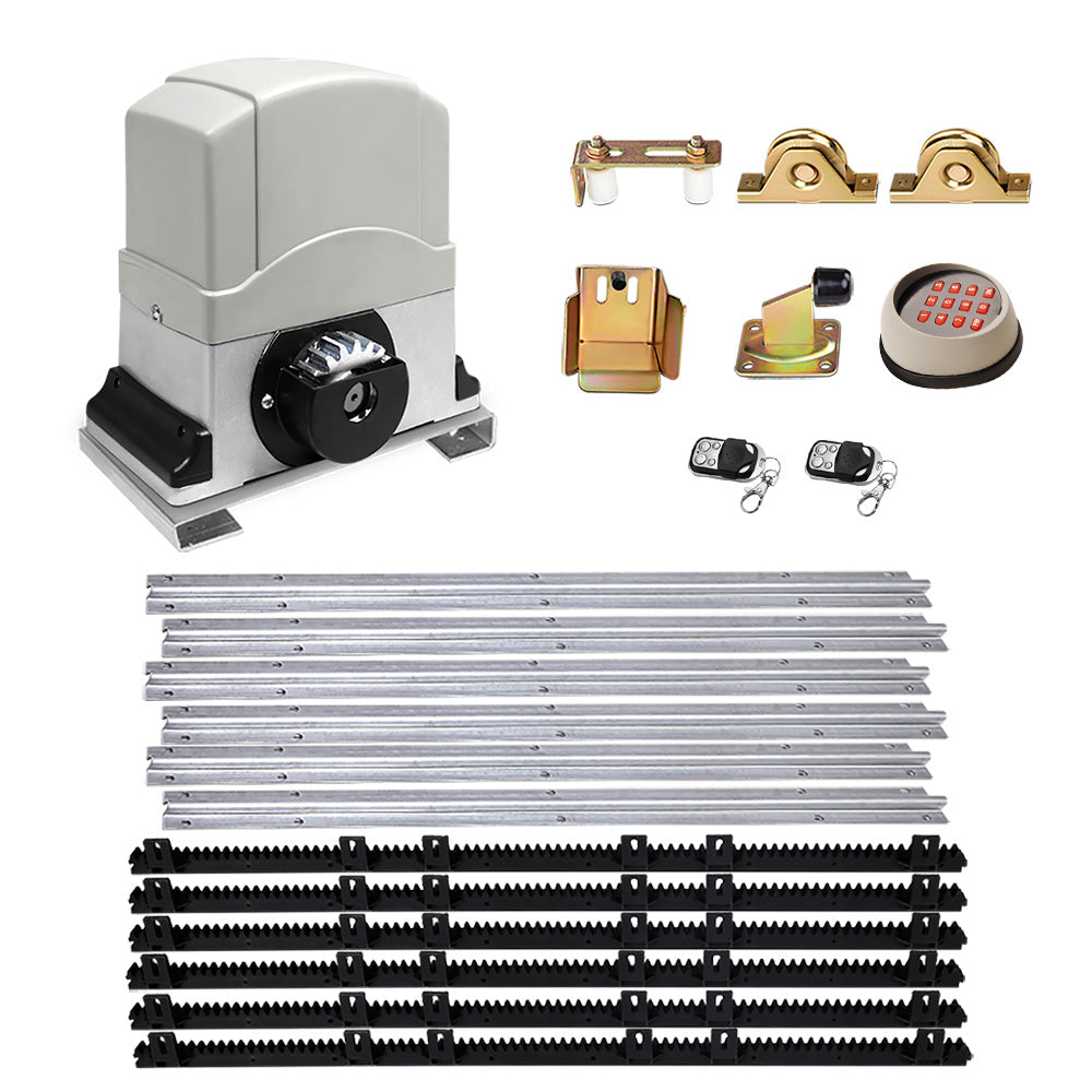 Lockmaster Automatic Sliding Gate Opener & Hardware Kit Gate Openers