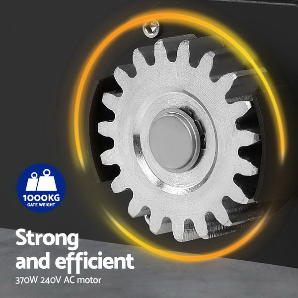 Lockmaster Auto Electric Sliding Gate Opener 1000Kg 4M Rails Gate Openers