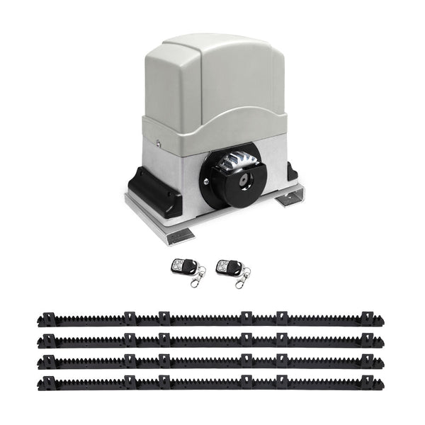 Lockmaster Auto Electric Sliding Gate Opener 1200Kg 4M Rails Gate Openers