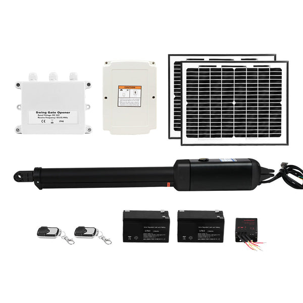 Lockmaster 600Kg Swing Gate Opener Automatic Electric Solar Power Remote Control Gate Openers