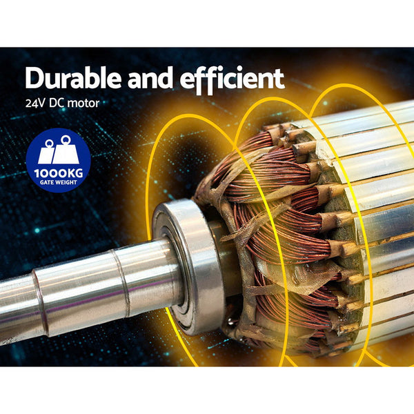 Lockmaster Swing Gate Opener Double Automatic Electric Kit Remote Control 1000Kg Gate Openers