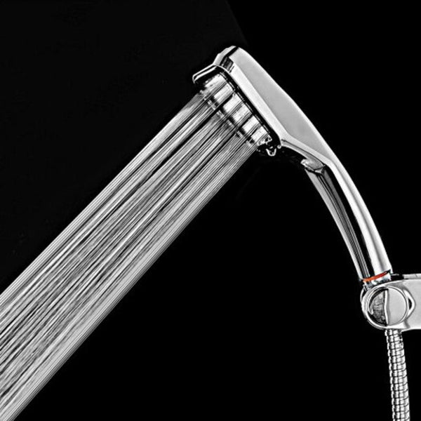 300 Holes High Pressure Boost Shower Head Silver Shower Heads & Combos