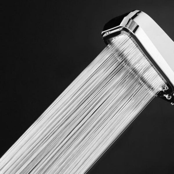 300 Holes High Pressure Boost Shower Head Silver Shower Heads & Combos