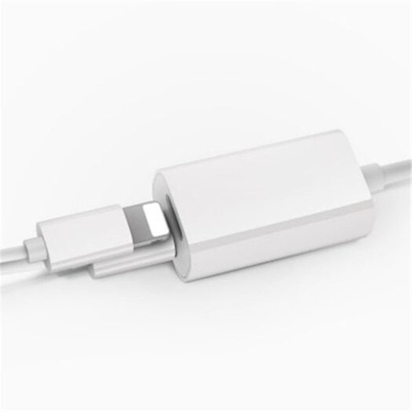 Adapter Splitter Dual Headphone Audio / Charge White Cables & Adapters