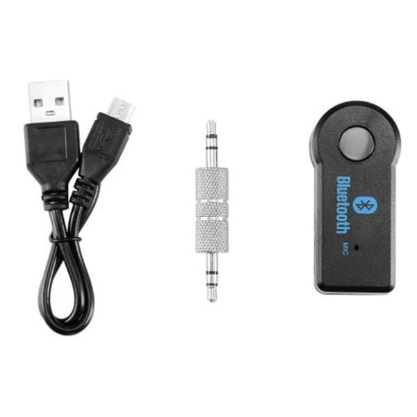 Car Audio 3.5Mm Bluetooth Receiver With Mic Black