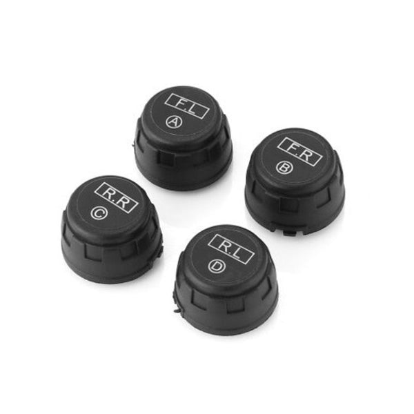 Car Tire Tyre Wheel Pressure Gauge Wireless Solar External Tester Black Tyre Accessories