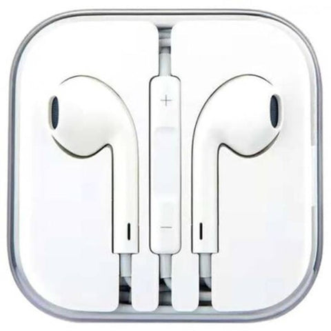 G01 Adjustable Wire Control Earphone Earbuds White
