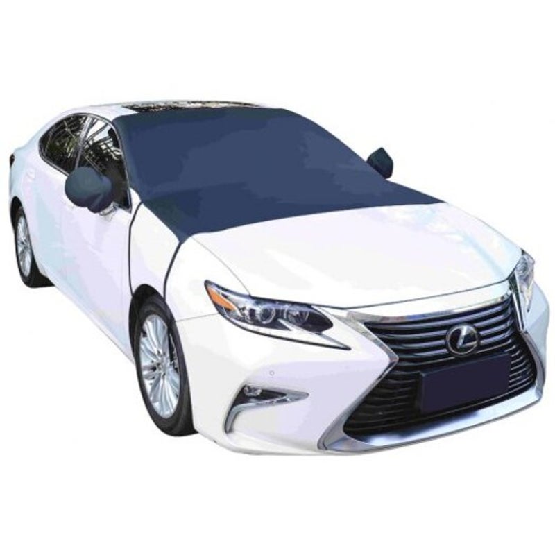 T1 Car Windshield Rearview Mirror Cover Black Exterior Sun Visors