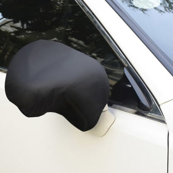 T1 Car Windshield Rearview Mirror Cover Black Exterior Sun Visors
