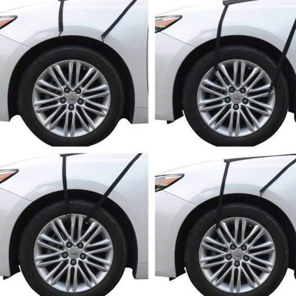 T1 Car Windshield Rearview Mirror Cover Black Exterior Sun Visors