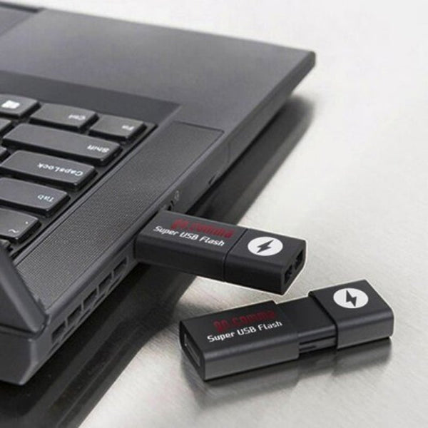 Usb 3.0 Flash Drive Memory Disk With Capless Slider Black 16G