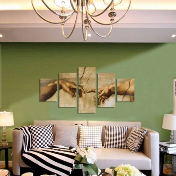 God Painting 2176 Decorative Canvas Print 5Pcs 30Cm 40Cm / 2Pcs 60Cm 80Cm Posters & Prints