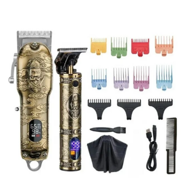 Professional Powerful 10W Hair Clipper Comb Kits Full Metal Shell Electric Beard Clippers & Trimmers